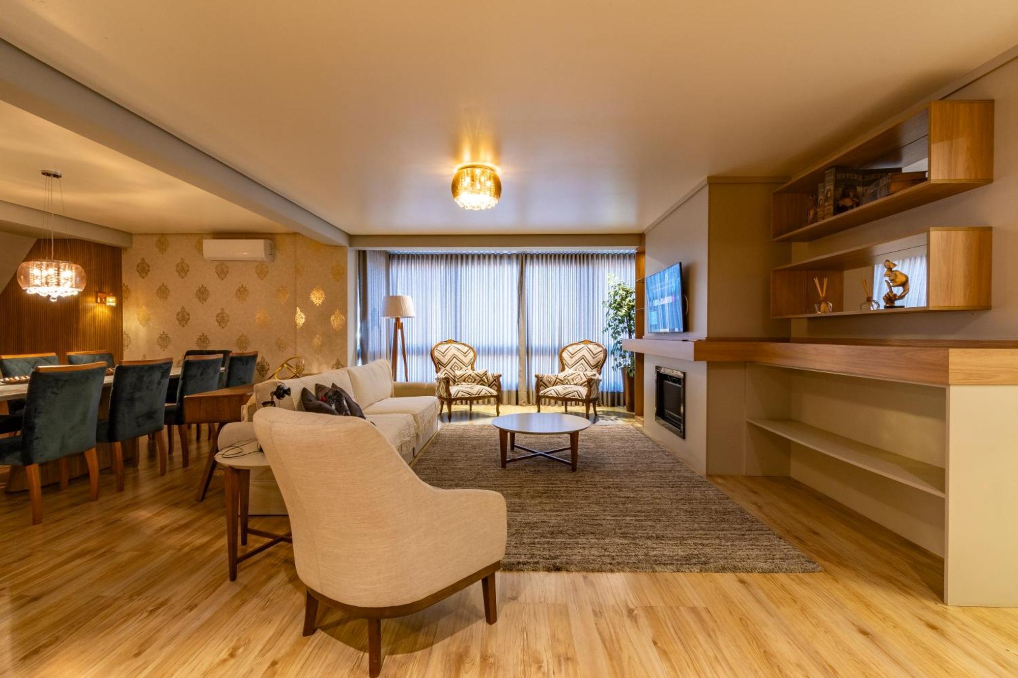 Apartmán A Apenas 300 Mts Da Rua Coberta, No Exclusivo Via Florida Gramado Exteriér fotografie