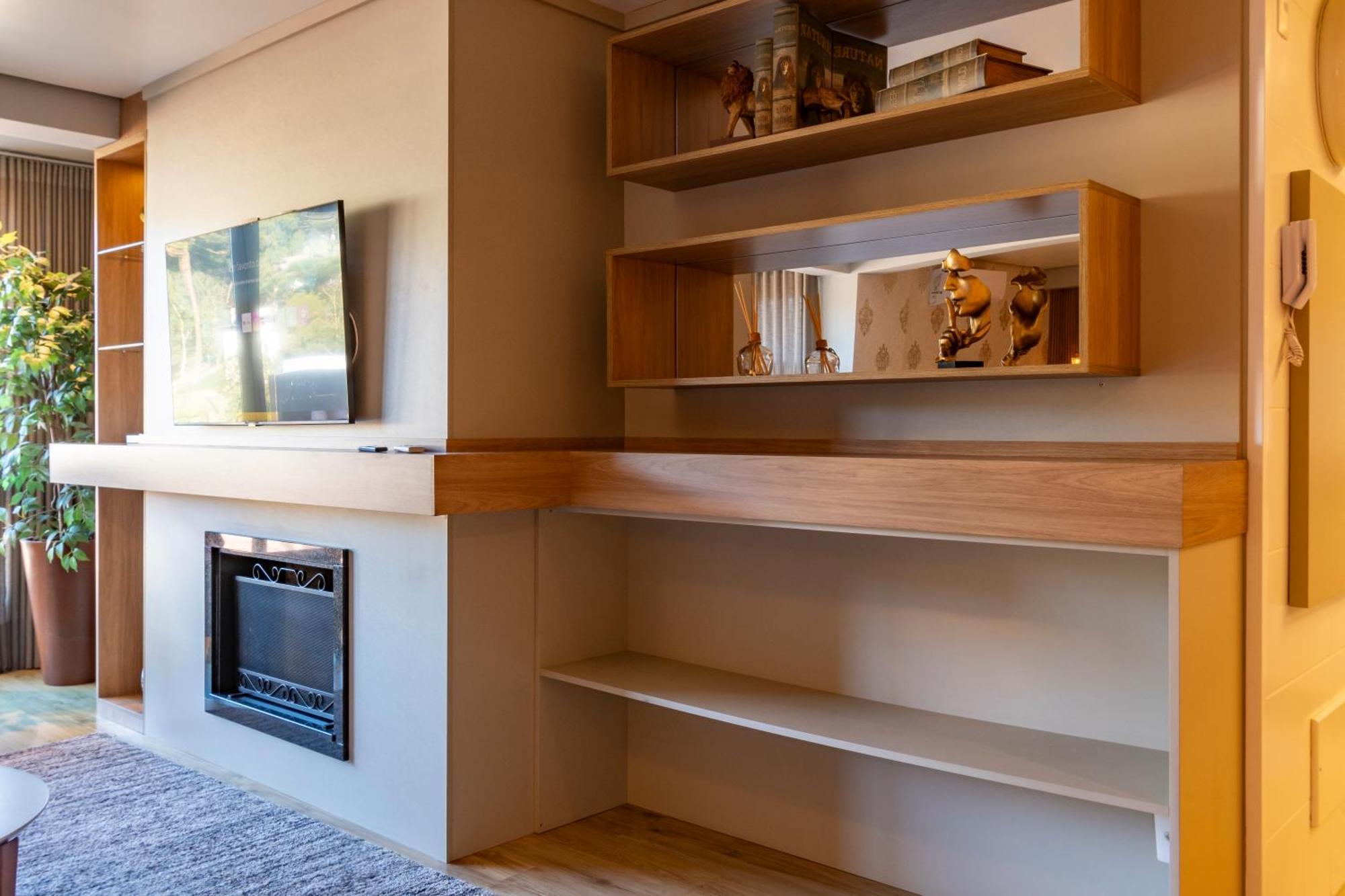Apartmán A Apenas 300 Mts Da Rua Coberta, No Exclusivo Via Florida Gramado Exteriér fotografie