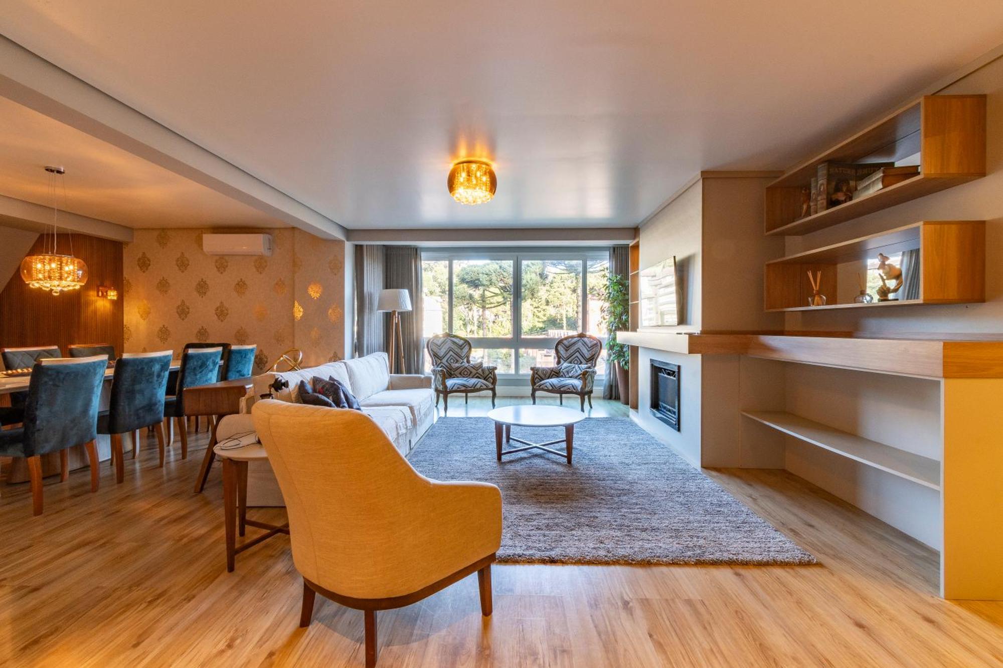 Apartmán A Apenas 300 Mts Da Rua Coberta, No Exclusivo Via Florida Gramado Exteriér fotografie