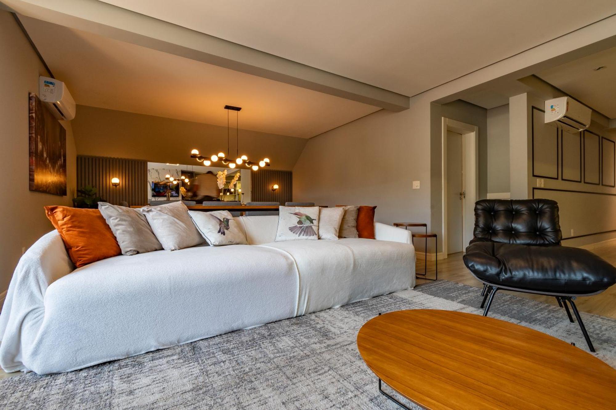 Apartmán A Apenas 300 Mts Da Rua Coberta, No Exclusivo Via Florida Gramado Exteriér fotografie